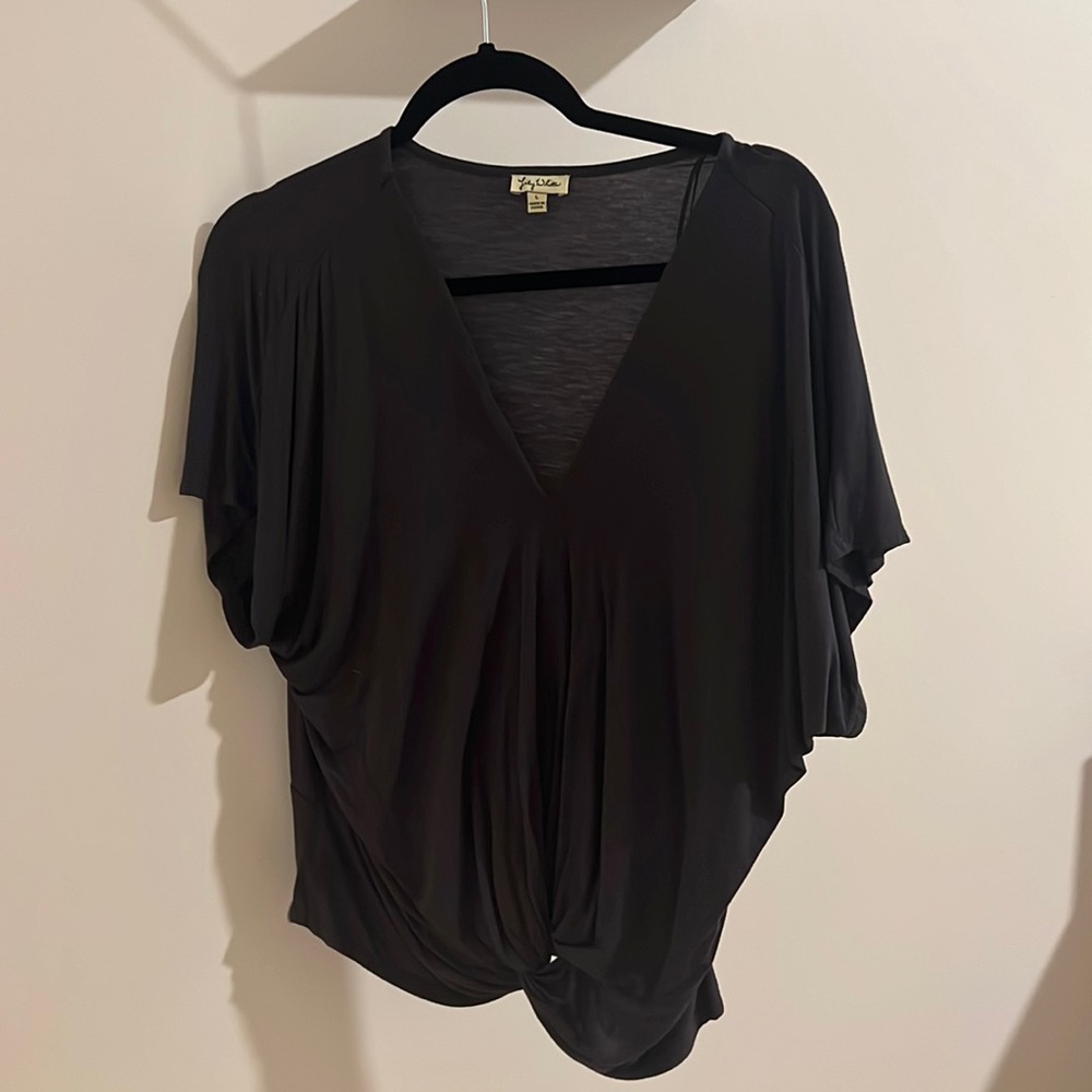 grey oversized shirt